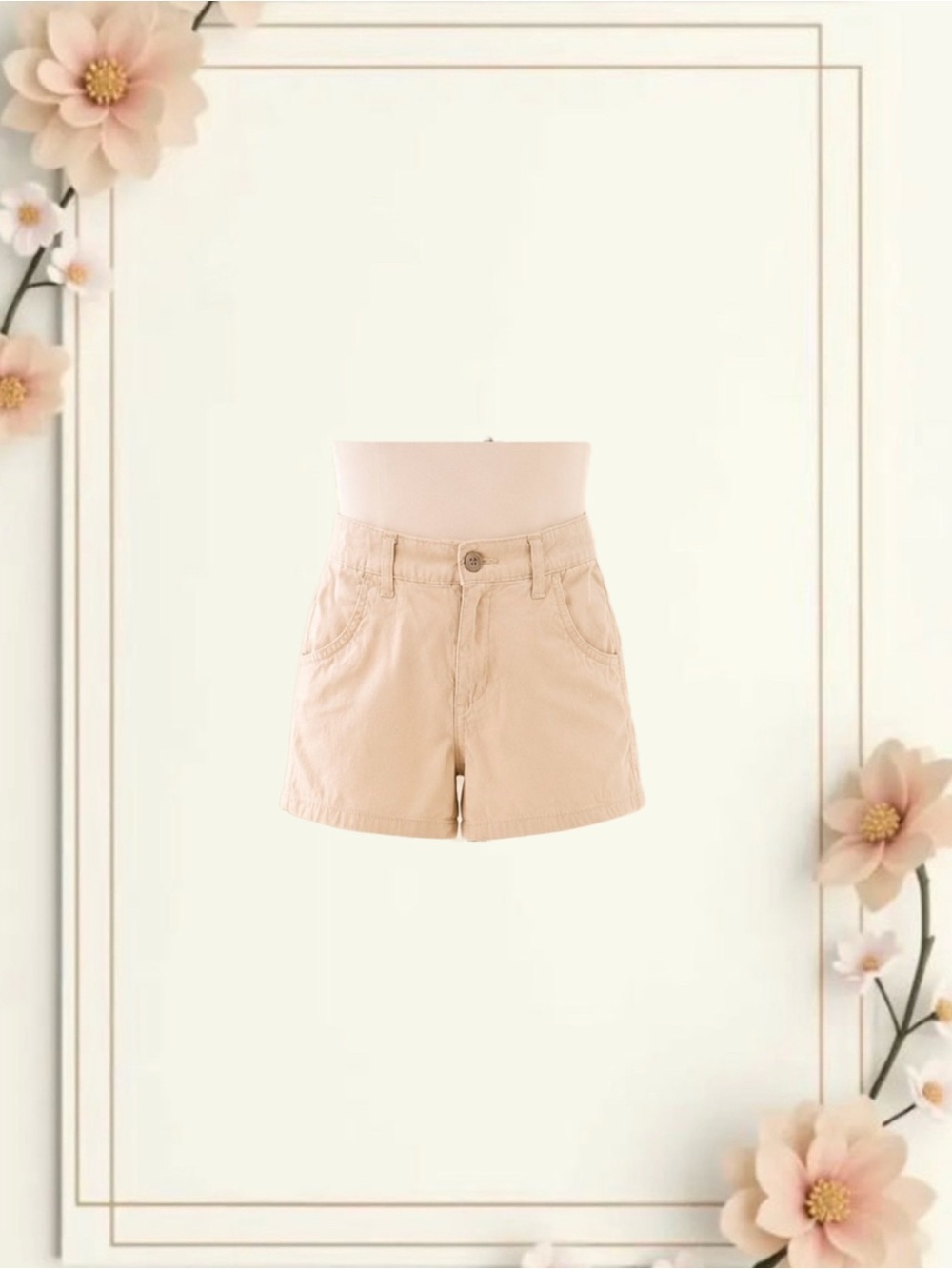 Girls Elastic Waist Shorts